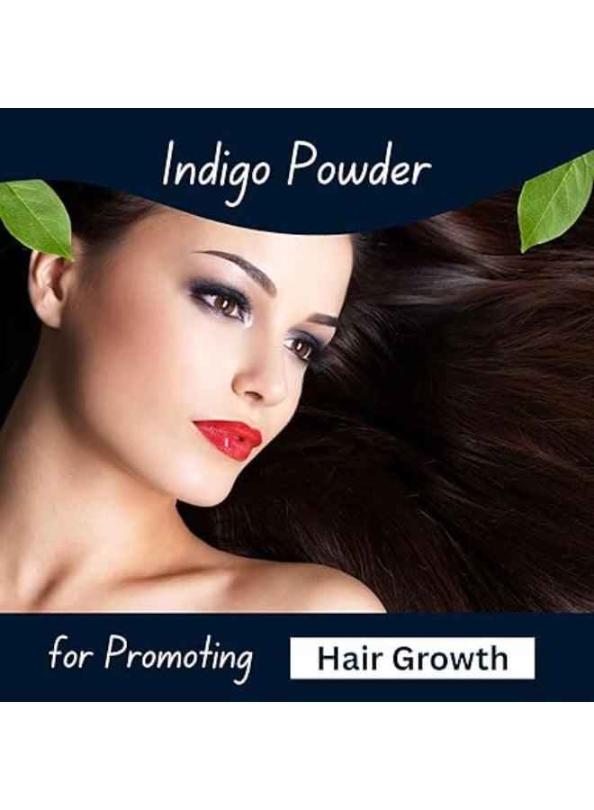 Brijbooti Organic Indigo Powder for Black Hair (200 Gr) | Herbal Indigo Powder for Natural Hair Coloring | Neela Amari, Neel Patti, Neela, Neelamari - Image 5